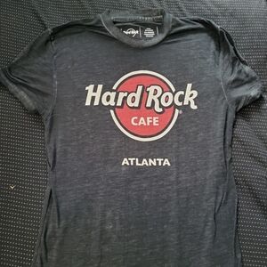 Hard Rock Cafe Charcoal and Red Tee